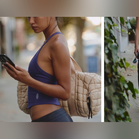 NWT Free People FP Movement All Clear V Neck Cami - graphite purple - M/L, XL - Picture 4 of 8